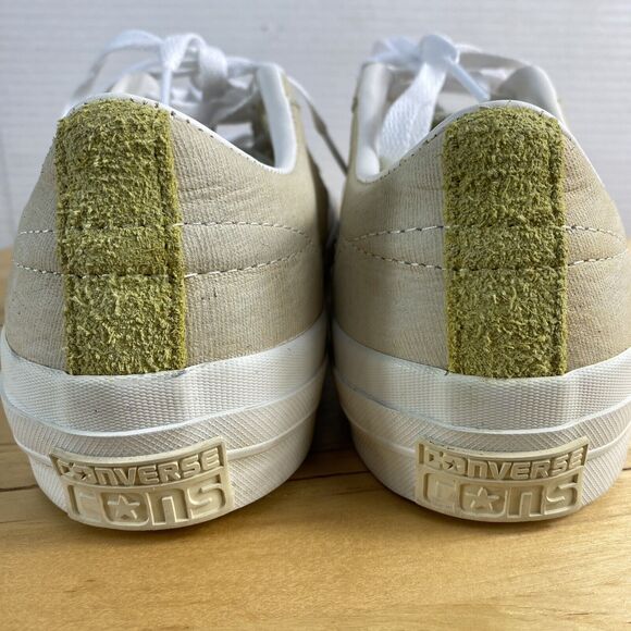 Converse One Star Ox Skate Shoes Sneakers Leather Bitter Lemon/White M-6  W-7.5 - Picture 5 of 11